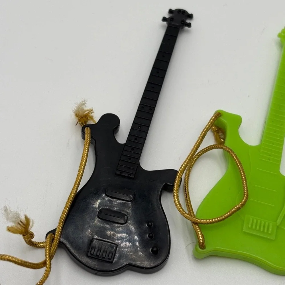 Vintage Mattel Barbie Doll Accessory Lot 80s 90s Guitars Sunglasses Visors Belts